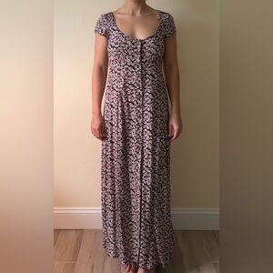 Floral Maxi Dress Size XS